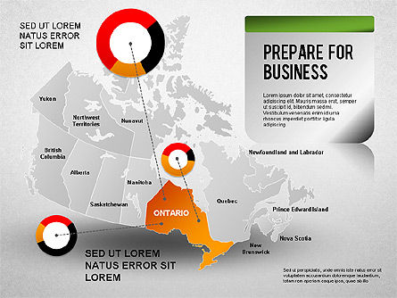Diagram Presentasi Kanada, Slide 10, 01290, Templat Presentasi — PoweredTemplate.com