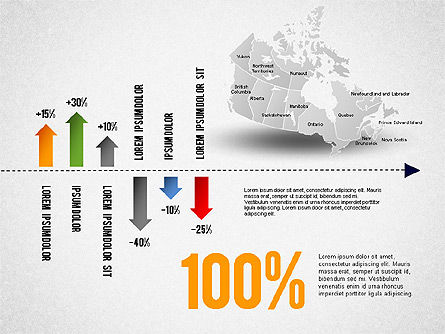 Canada Presentation Diagram , Slide 17, 01290, Presentation Templates — PoweredTemplate.com