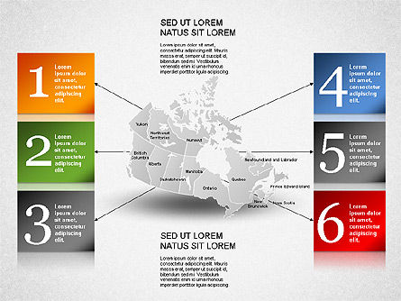 Diagrama de presentación de Canadá, Diapositiva 20, 01290, Plantillas de presentación — PoweredTemplate.com