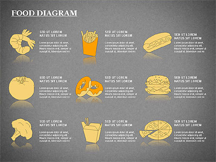 Diagramme nutritionnelle, Diapositive 10, 01292, Modèles commerciaux — PoweredTemplate.com