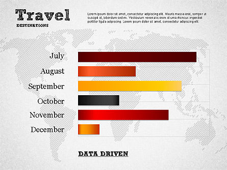 Travel destinos diagrama, Deslizar 7, 01294, Modelos de Negócio — PoweredTemplate.com