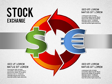 Stock Exchange Shapes, PowerPoint Template, 01295, Shapes — PoweredTemplate.com