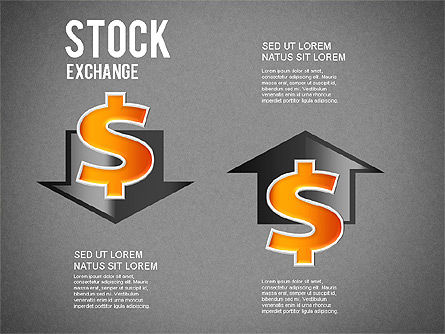 Stock Exchange Shapes, Slide 12, 01295, Shapes — PoweredTemplate.com