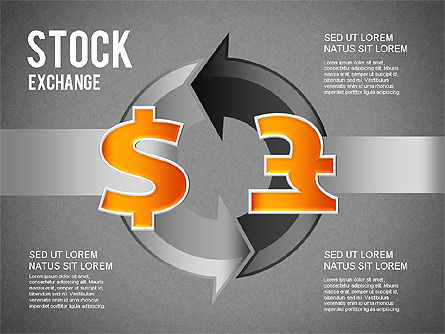 Stock Exchange Shapes, Slide 16, 01295, Shapes — PoweredTemplate.com