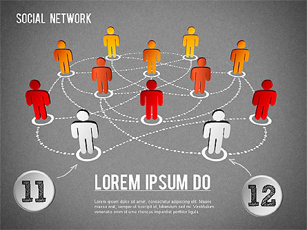 Construire une communauté sociale, Diapositive 15, 01296, Modèles commerciaux — PoweredTemplate.com