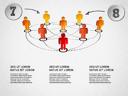 Construire une communauté sociale, Diapositive 6, 01296, Modèles commerciaux — PoweredTemplate.com