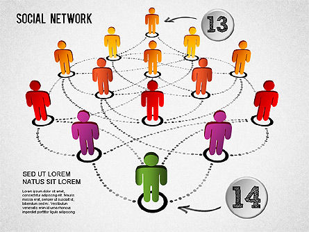 Het bouwen van sociale gemeenschap, Dia 9, 01296, Businessmodellen — PoweredTemplate.com