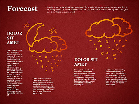 Forecast Shapes, Slide 15, 01298, Shapes — PoweredTemplate.com
