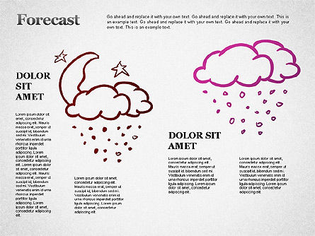 Forecast Shapes, Slide 7, 01298, Shapes — PoweredTemplate.com