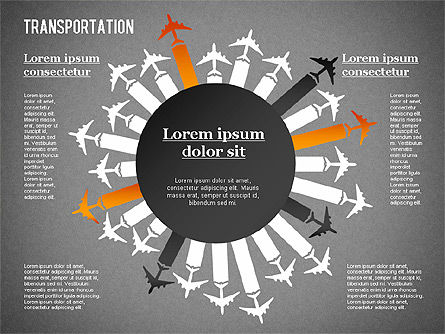 Airfares diagrama, Deslizar 10, 01299, Modelos de Negócio — PoweredTemplate.com
