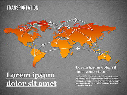 Airfares diagrama, Deslizar 12, 01299, Modelos de Negócio — PoweredTemplate.com