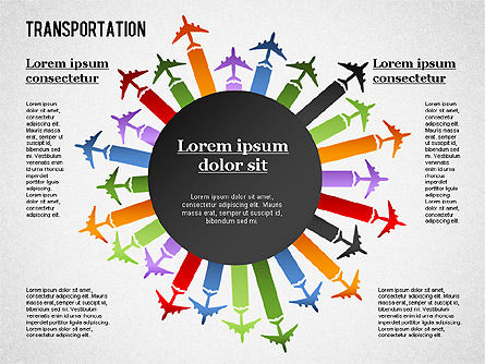 Airfares diagrama, Deslizar 2, 01299, Modelos de Negócio — PoweredTemplate.com