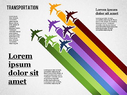 Diagramme des tarifs aériens, Diapositive 3, 01299, Modèles commerciaux — PoweredTemplate.com