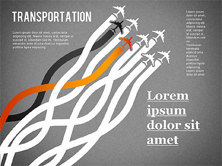 Diagramme des tarifs aériens, Diapositive 9, 01299, Modèles commerciaux — PoweredTemplate.com