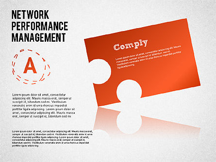 Network Performance Management, Slide 3, 01301, Stage Diagrams — PoweredTemplate.com