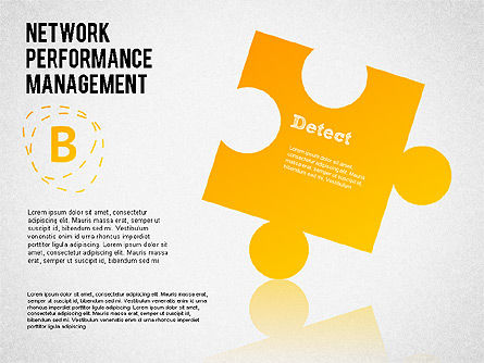 Network Performance Management, Slide 4, 01301, Stage Diagrams — PoweredTemplate.com