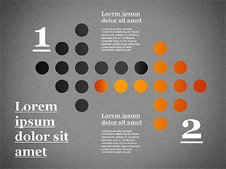 Colección de flechas de proceso, Diapositiva 12, 01303, Formas — PoweredTemplate.com