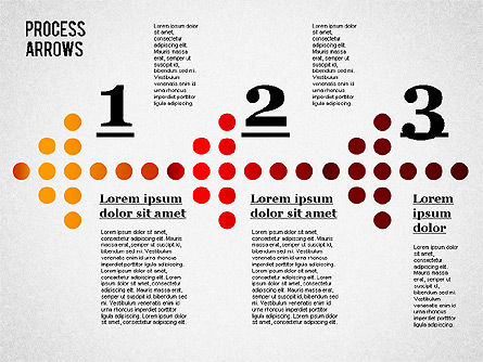Colección de flechas de proceso, Diapositiva 8, 01303, Formas — PoweredTemplate.com