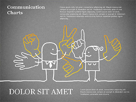 Communication Charts, Slide 10, 01304, Shapes — PoweredTemplate.com