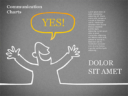 Communication Charts, Slide 12, 01304, Shapes — PoweredTemplate.com