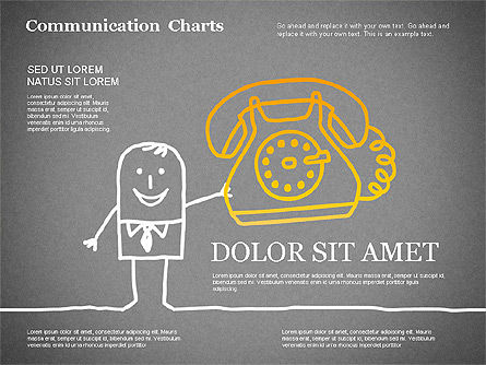 Communication Charts, Slide 13, 01304, Shapes — PoweredTemplate.com