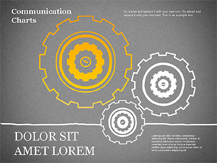 Communication Charts, Slide 14, 01304, Shapes — PoweredTemplate.com