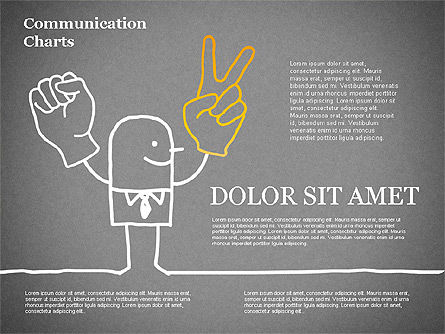 Communication Charts, Slide 16, 01304, Shapes — PoweredTemplate.com