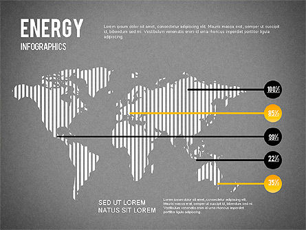 Energy infographics voor PowerPoint, Dia 16, 01306, Figuren — PoweredTemplate.com