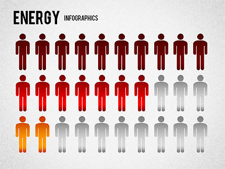 Energy infographics para PowerPoint, Deslizar 4, 01306, Formas — PoweredTemplate.com