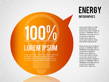 パワーポイントのエネルギーインフォグラフィックス, スライド 9, 01306, 図形 — PoweredTemplate.com