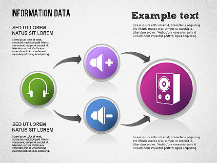 Pengelolaan Data Informasi, Slide 10, 01307, Diagram Proses — PoweredTemplate.com