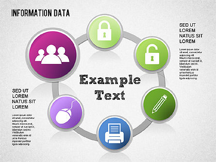 Pengelolaan Data Informasi, Slide 11, 01307, Diagram Proses — PoweredTemplate.com