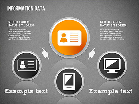 Information Data Management, Slide 14, 01307, Process Diagrams — PoweredTemplate.com