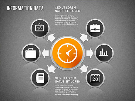 Information Data Management, Slide 16, 01307, Process Diagrams — PoweredTemplate.com