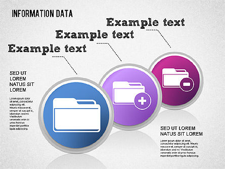 Gestión de Datos de Información, Diapositiva 3, 01307, Diagramas de proceso — PoweredTemplate.com