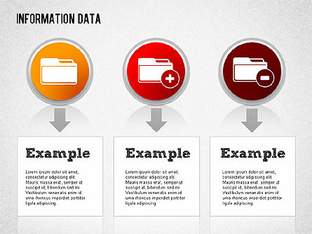 Information Data Management, Slide 4, 01307, Process Diagrams — PoweredTemplate.com