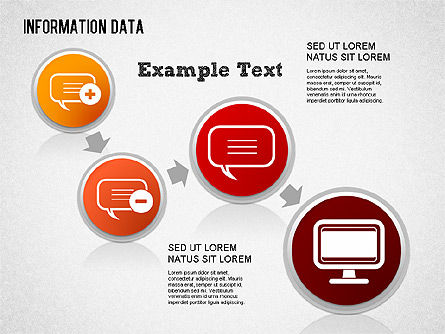Pengelolaan Data Informasi, Slide 6, 01307, Diagram Proses — PoweredTemplate.com