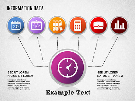 Information Data Management, Slide 9, 01307, Process Diagrams — PoweredTemplate.com