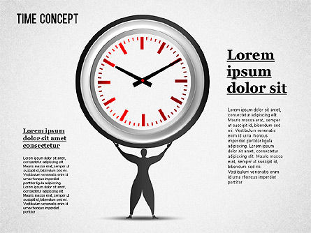 Tijd concept, Dia 3, 01312, Businessmodellen — PoweredTemplate.com