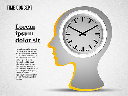 Tijd concept, Dia 6, 01312, Businessmodellen — PoweredTemplate.com