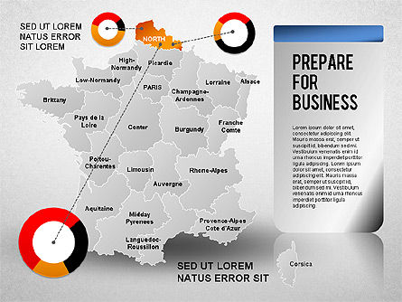 Diagram Presentasi Prancis, Slide 11, 01313, Templat Presentasi — PoweredTemplate.com