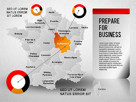 Francia Diagrama de Presentación, Diapositiva 16, 01313, Plantillas de presentación — PoweredTemplate.com