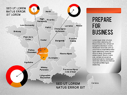 France Presentation Diagram, Slide 17, 01313, Presentation Templates — PoweredTemplate.com