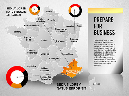 France presentatie diagram, Dia 20, 01313, Presentatie Templates — PoweredTemplate.com