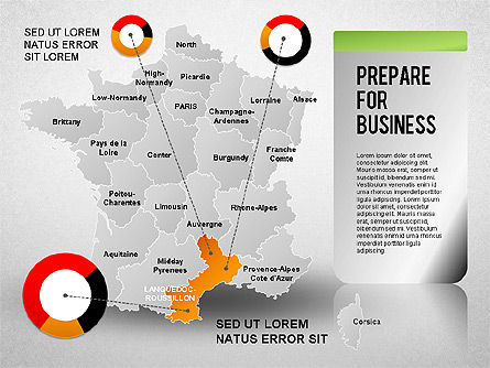 France presentatie diagram, Dia 21, 01313, Presentatie Templates — PoweredTemplate.com