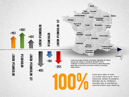 Francia Diagrama de Presentación, Diapositiva 25, 01313, Plantillas de presentación — PoweredTemplate.com