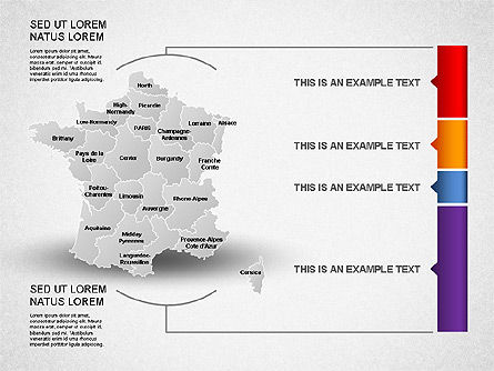 Francia Diagrama de Presentación, Diapositiva 27, 01313, Plantillas de presentación — PoweredTemplate.com