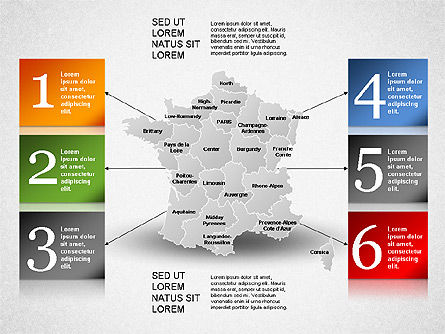 France presentatie diagram, Dia 28, 01313, Presentatie Templates — PoweredTemplate.com