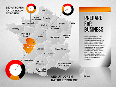Francia Diagrama de Presentación, Diapositiva 6, 01313, Plantillas de presentación — PoweredTemplate.com