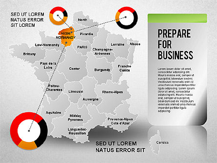 France Presentation Diagram, Slide 9, 01313, Presentation Templates — PoweredTemplate.com